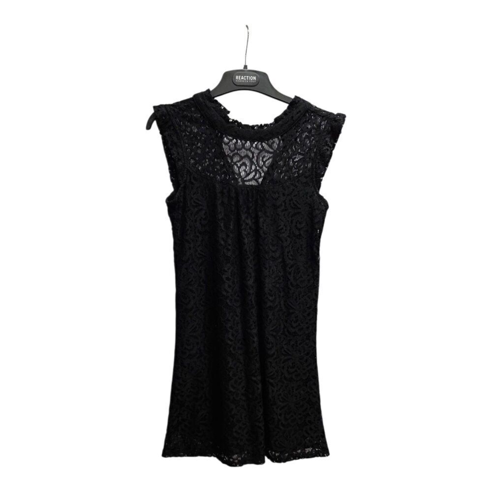 Heart Soul Black Lace Mini Little Black Dress S